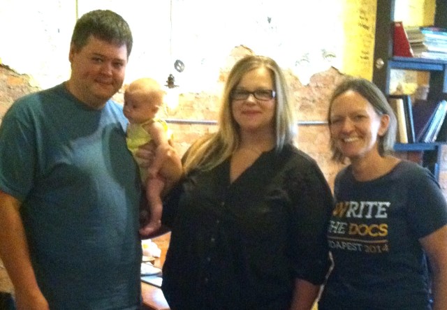 Brian, Laura, babby, and me